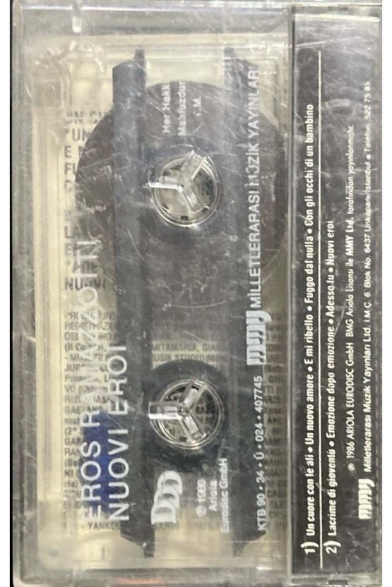 Kaset Eros Ramazotti Nouvi Eroi Kaset