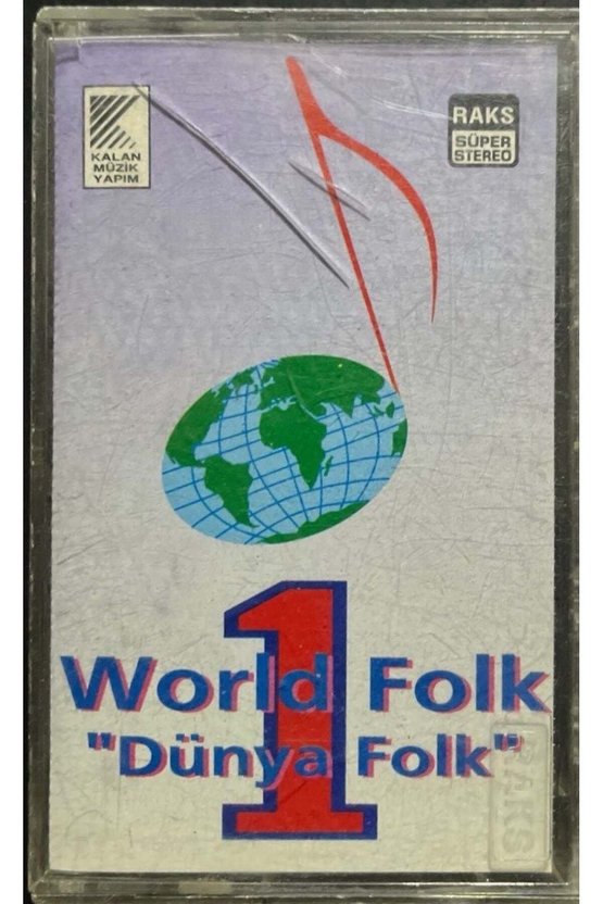 Kaset World Folk Dünya Folk 1 Kaset
