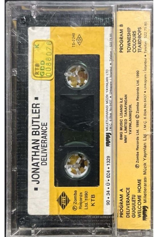 Kaset Jonathan Butler Deliverance Kaset