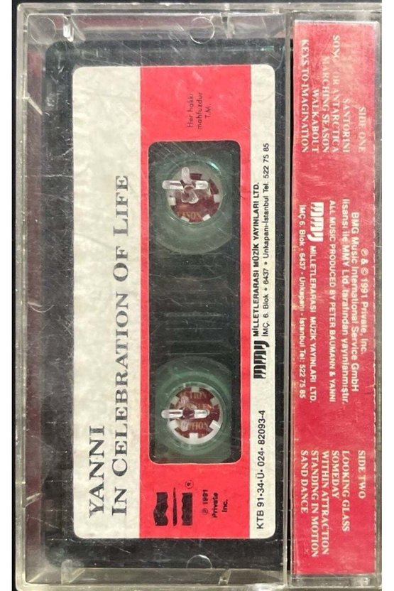Kaset Yanni In Celebration Of Life Kaset