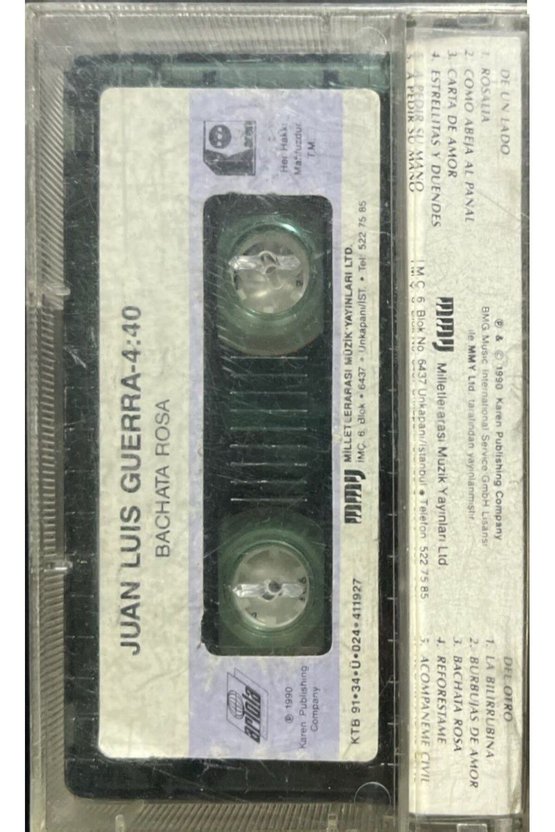 Kaset Juan Luis Guerra 4:40 Bachata Rosa Kaset