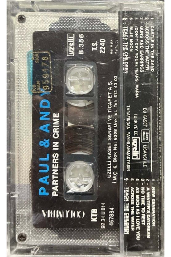 Kaset Paul & Andy Part Ners In Crime Kaset