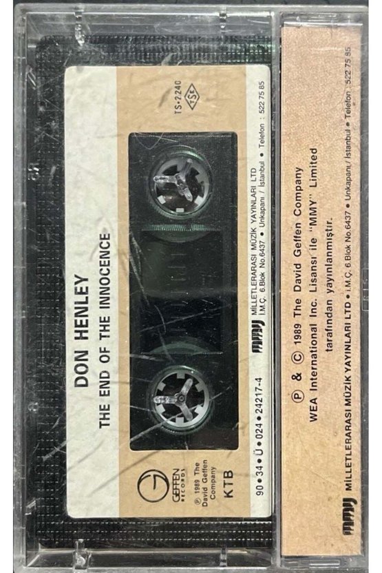 Kaset Don Henley The End Of The Innocence Kaset