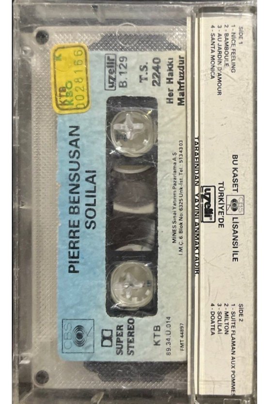 Kaset Pierre Bensusan Solilai Kaset
