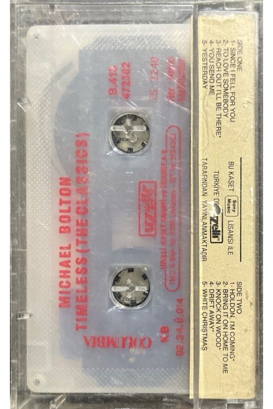 Kaset Michael Bolton Timeless Kaset