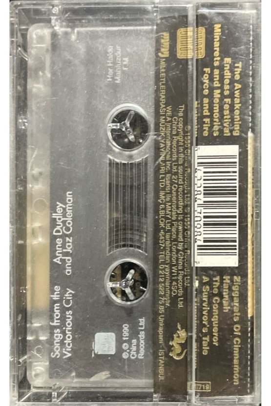 Kaset Anne Dudley And Jaz Coleman Songs From The Victorious City Kaset