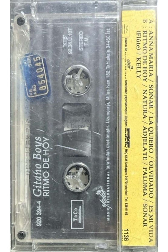 Kaset Gitana Boys Ritmo De Hoy Kaset