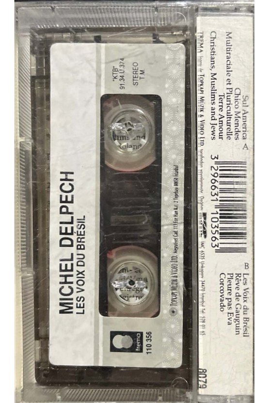 Kaset Michel Delpech Les Voix Du Bresil Kaset