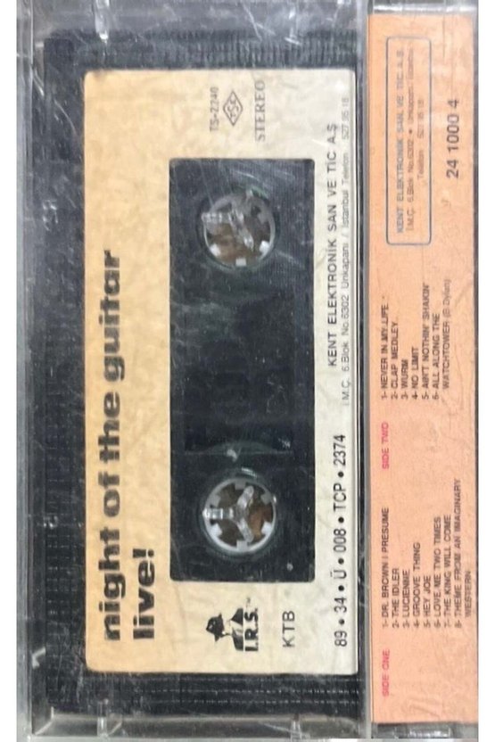Kaset Night Of The Guitar Live! Kaset