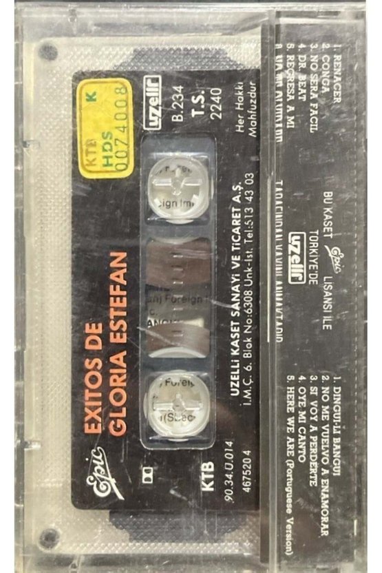 Kaset Exitos De Gloria Estefan Kaset