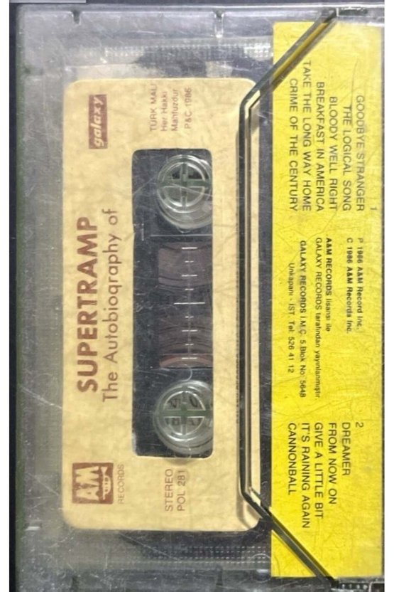 Supertramp The Autobiography Of Supertramp Kaset
