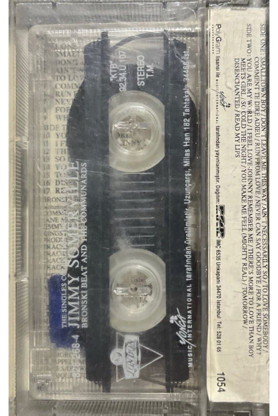 Jimmy Sommerville The Singles Collection 19841990 Kaset