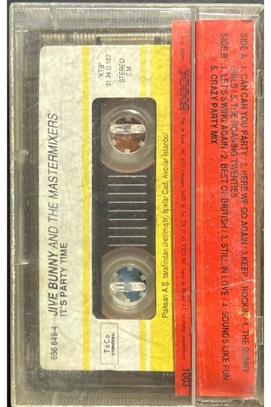 Jive Bunny And The Mastermixers Its Party Time Kaset