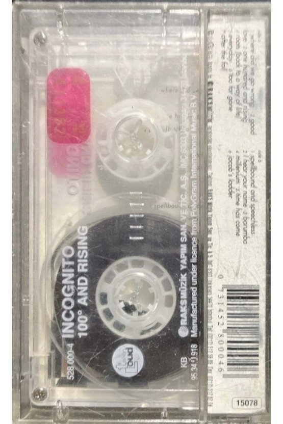 Incognito 100 And Rising Kaset