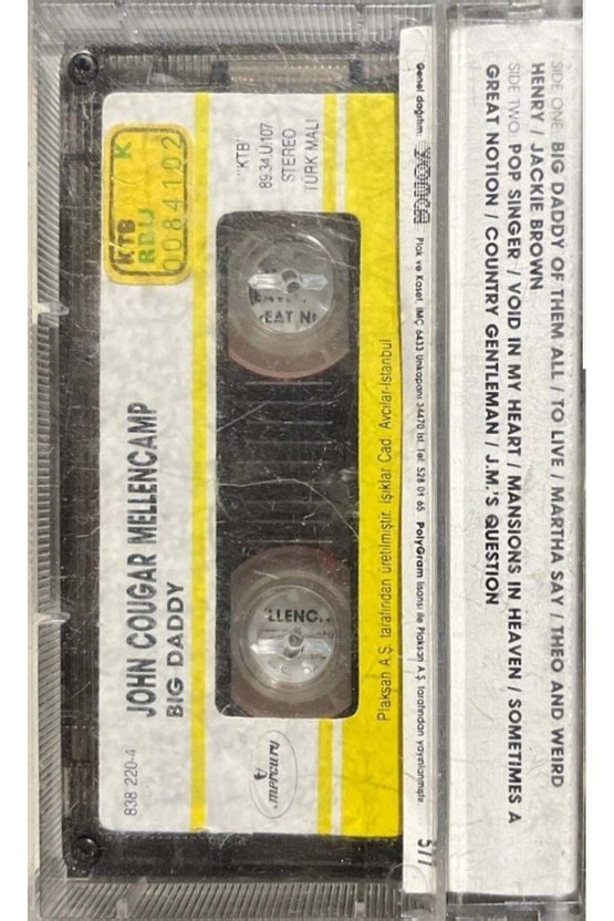 John Cougar Mellencamp Big Daddy Kaset