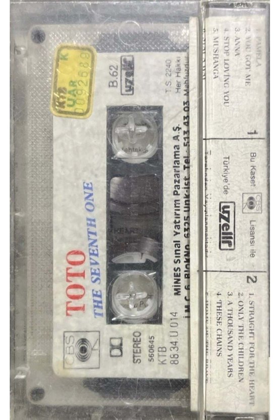 Toto The Seventh One Kaset