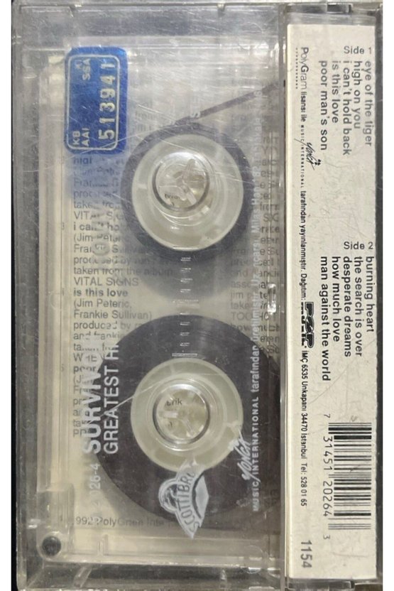 Survivor Greatest Hits Kaset