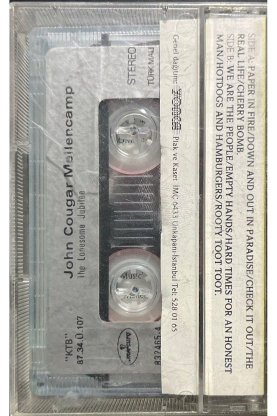 John Cougar Mellencamp The Lonesome Jubilee Kaset