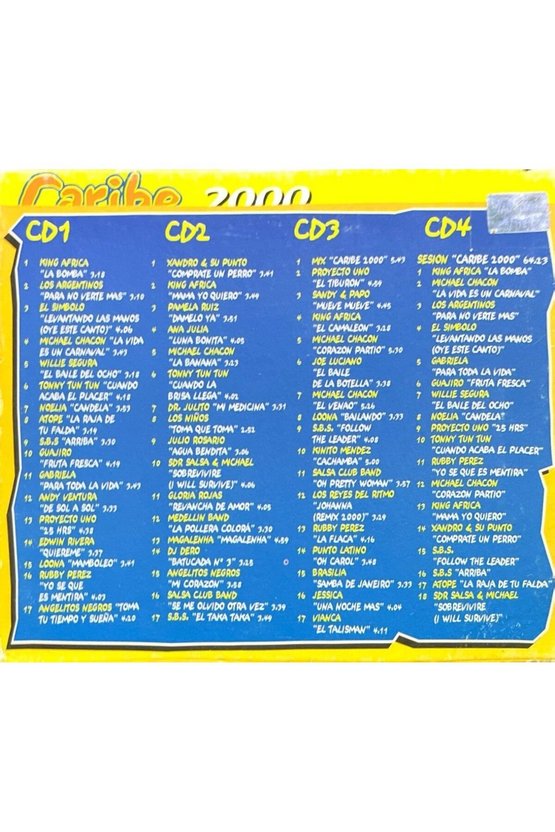 CD Caribe 2000 4 CD Box Set CD