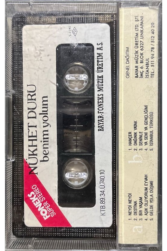 Nükhet Duru Benim Yolum Kaset