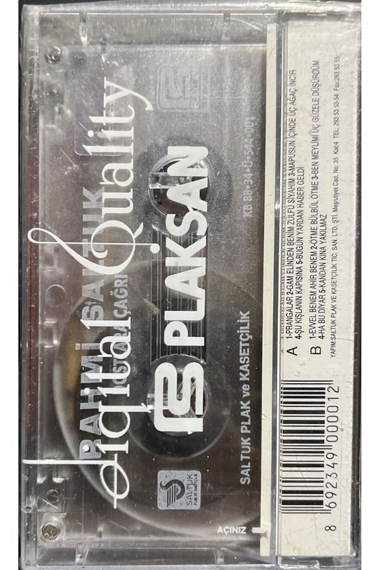 Rahmi Saltuk Dostlara Çağrı Açılmamış Jelatininde Kaset