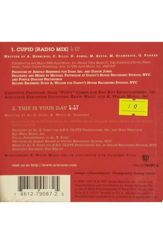(PLAK DEĞİLDİR CD DİR) Cd Cupid One Twelv Cd