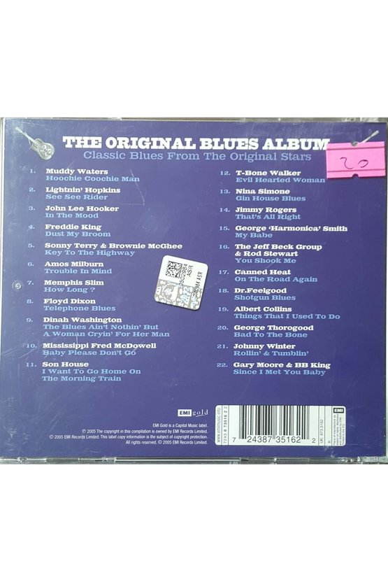 CD The Original  Blues Albüm CD