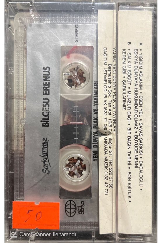 Bilgesu Erenus Şarkılarımız Kaset