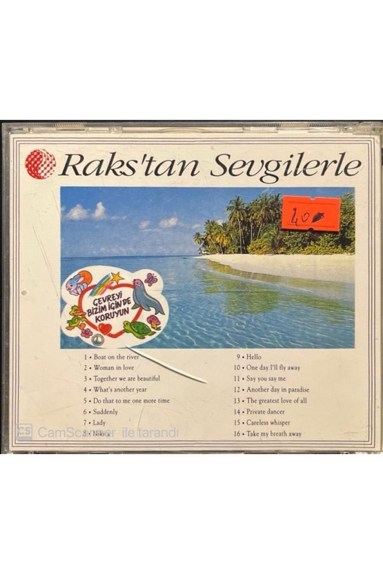 (PLAK DEĞİLDİR CD DİR) Cd Raks Tan Sevgilerle Sev Dünyayı Cd