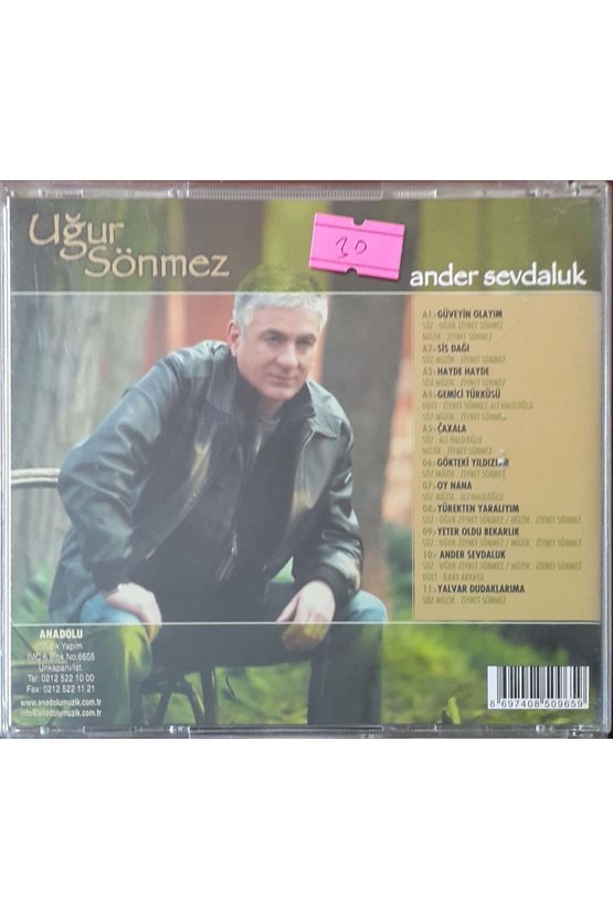 CD Ugur Sönmez Ander Sevdaluk CD