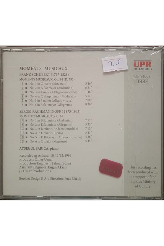 CD Moments Musicaux CD
