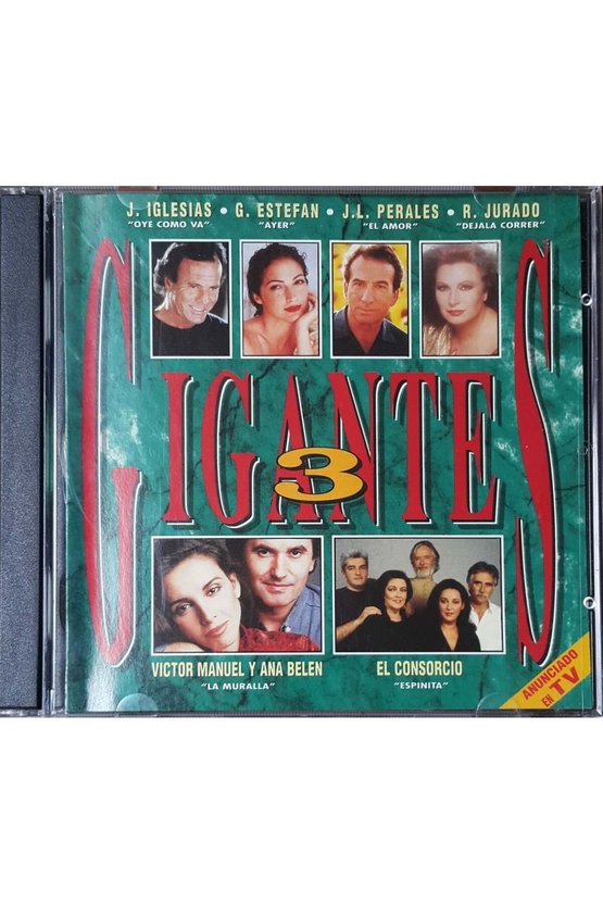 (PLAK DEĞİLDİR CD DİR) Cd Gigantes 3 Cd