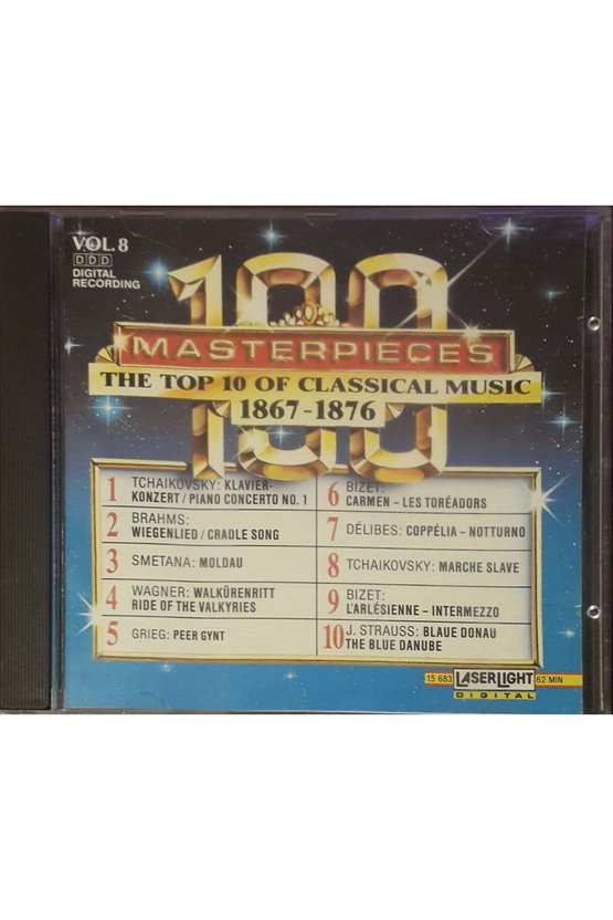 (PLAK DEĞİLDİR CD DİR) Cd 100 Masterpieces Vol 8 (1867-1876) Cd