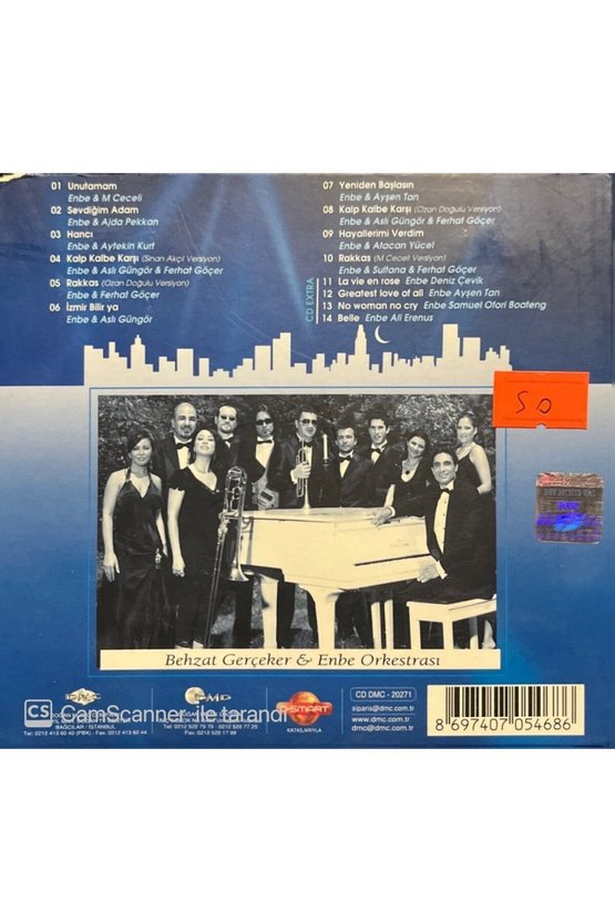 (PLAK DEĞİLDİR CD DİR) Cd Enbe Orkestrası Cd