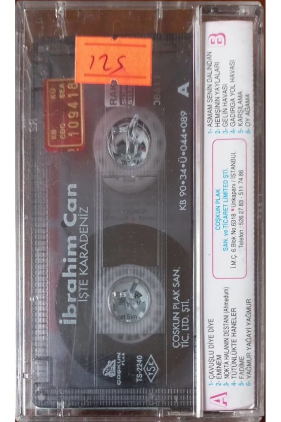 İbrahim Can İşte Karadeniz Kaset