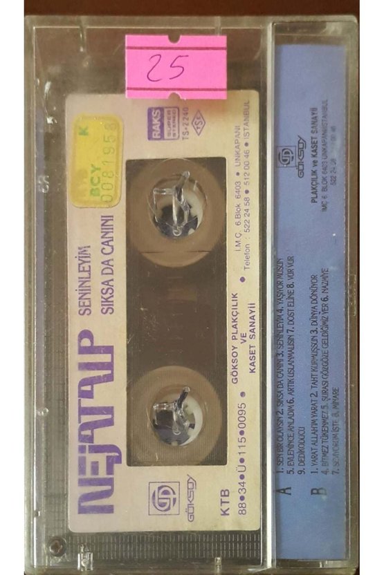Nejat Alp Seninleyim Sıksada Canını Kaset