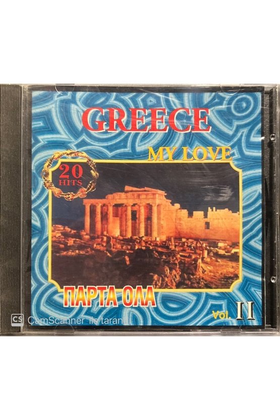(PLAK DEĞİLDİR CD DİR) Cd Greece My Love 20 Hits Vol. Iı Cd