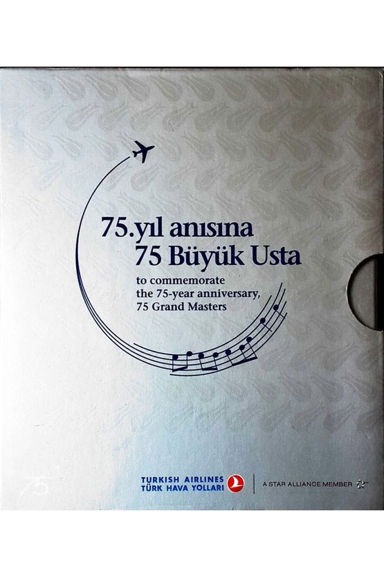 (PLAK DEĞİLDİR CD DİR) Cd 75.yıl Anısına 75 Büyük Usta 5 Cd Cd