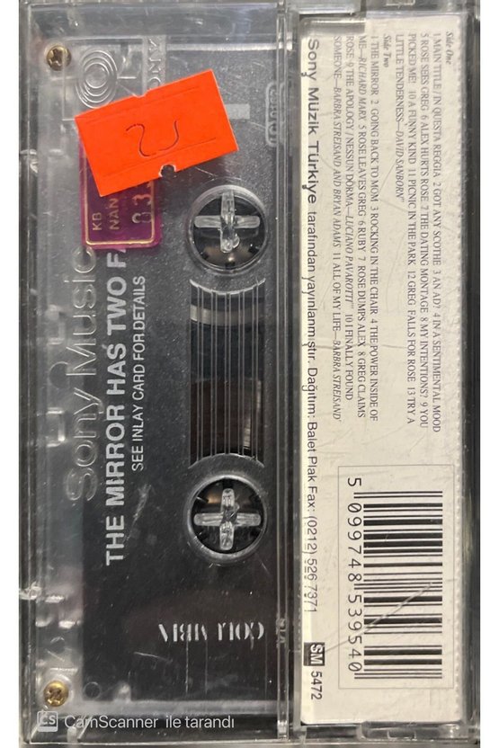The Mirror HasTwo Faces Soundtrack Kaset
