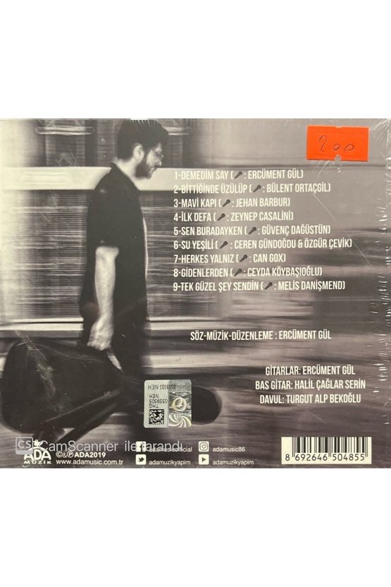 (PLAK DEĞİLDİR CD DİR) Cd Ercüment Gül Demedim Say Açılmamış Ambalajında Cd