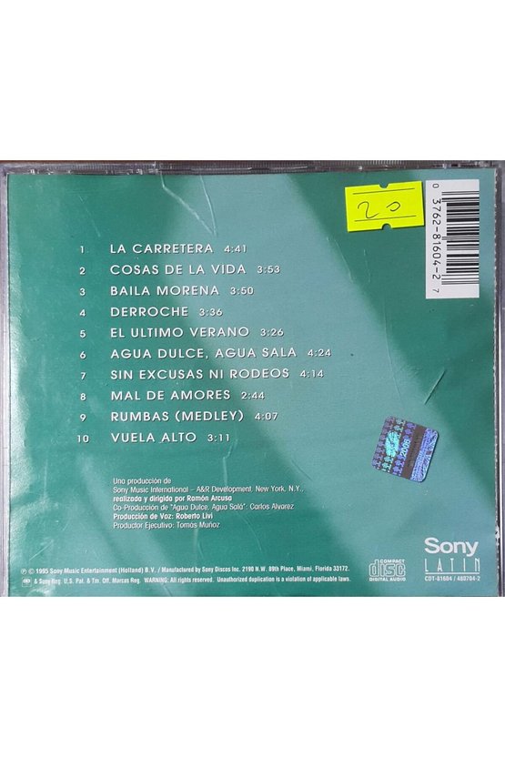(PLAK DEĞİLDİR CD DİR) Cd J.u.l.ı.o La Carretera Cd