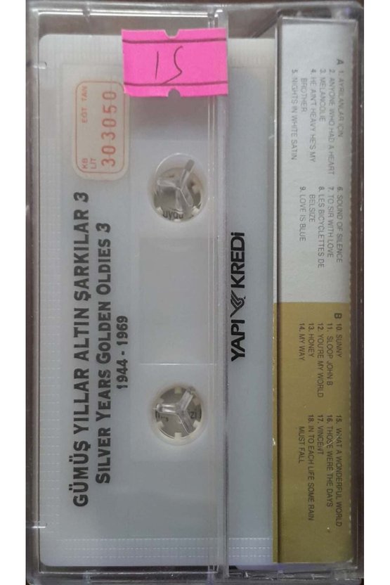 Gümüş Yıllar Altın Şarkılar 3 1944-1969 Kaset