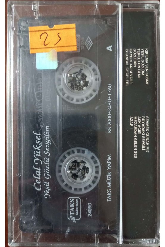 Celal Yüksel Yeşil Gözlü Sevgilim KASET