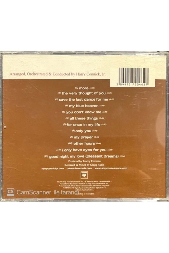 (PLAK DEĞİLDİR CD DİR) Cd Harry Connick Jr. Only You Cd