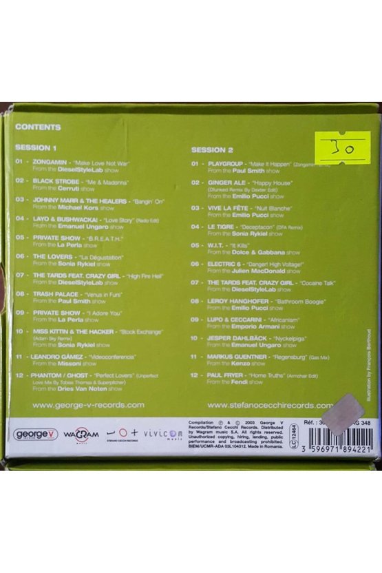 (PLAK DEĞİLDİR CD DİR) Cd The Music From The Fashion Week New York London Milan Paris Cd