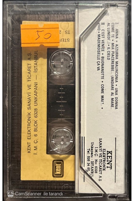 Toto Cutugno Azurra Malinconia Kaset
