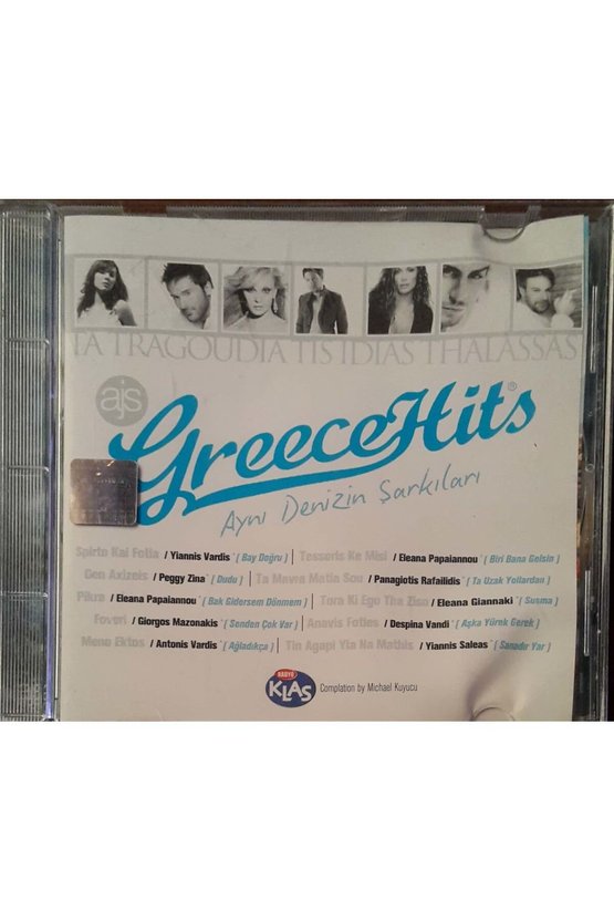 (PLAK DEĞİLDİR CD DİR) Cd Greecehits Aynı Denizin Şarkıları Cd