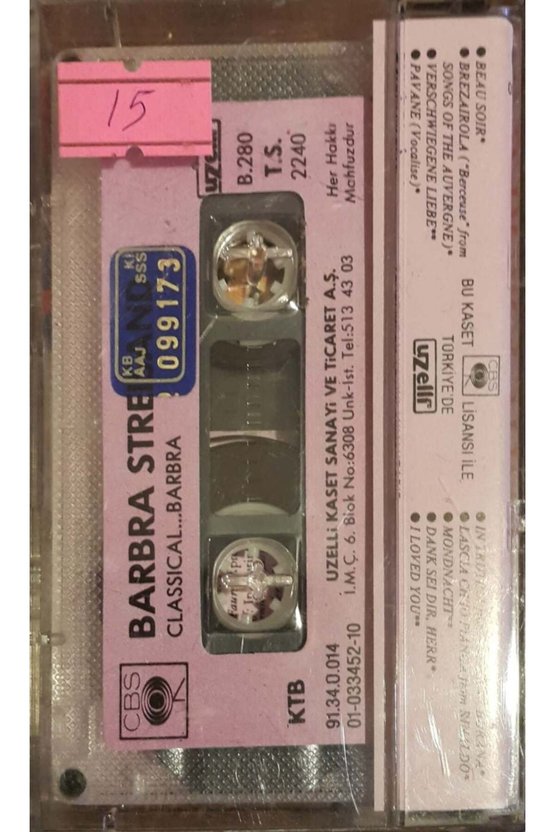 Barbra Streisand Classical  Kaset