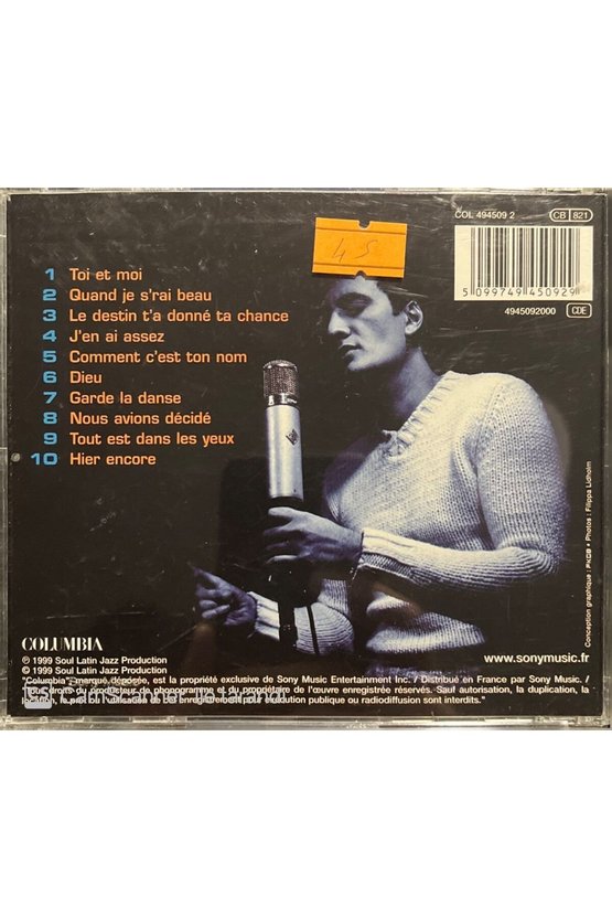(PLAK DEĞİLDİR CD DİR) Cd Dany Brillant Nouveau Jour Cd