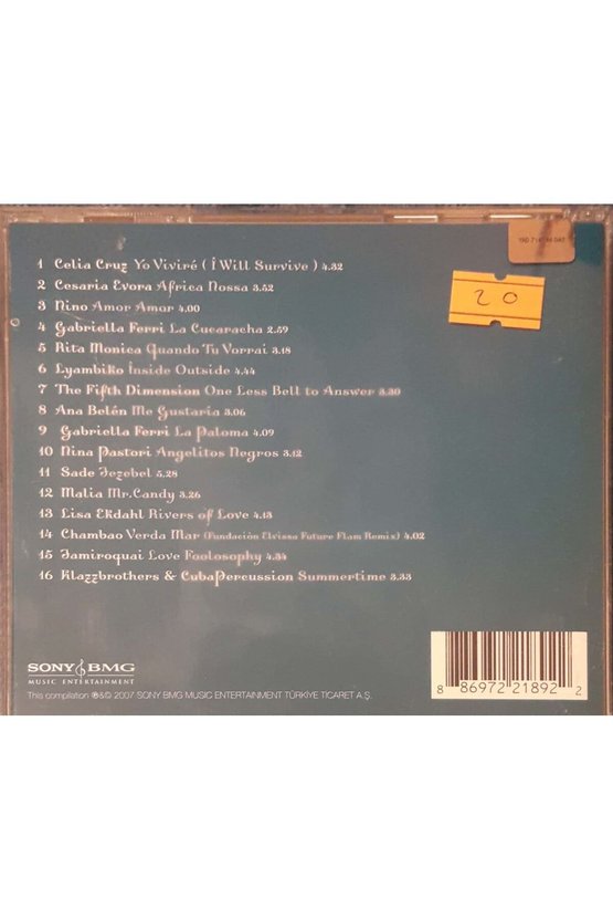 (PLAK DEĞİLDİR CD DİR) Cd Cafe De Perra 6 Cd
